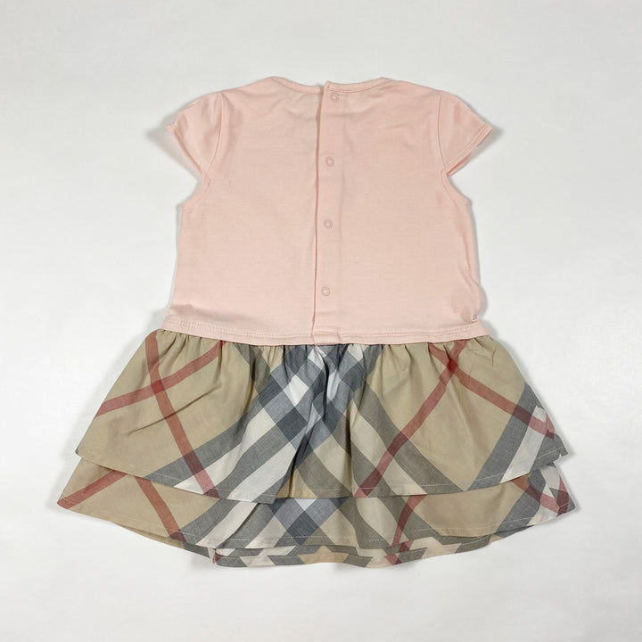 Burberry pink checked dress 6M/67 2