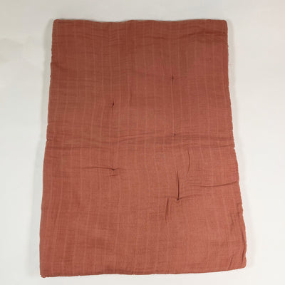 Moumout terracotta muslin blanket 65x98cm 1