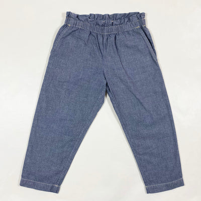 Bonpoint denim blue elastic waist trousers 3Y 1