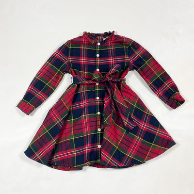 Ralph Lauren red checked blouse dress with bloomers 24M 1