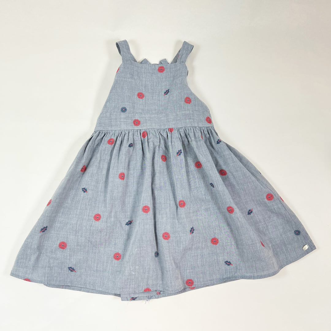 Tartine et Chocolat blue stitched summer dress 5A 1