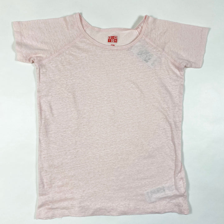 Bonton blassrosa Roselita Leinen-T-Shirt Second Season 12A