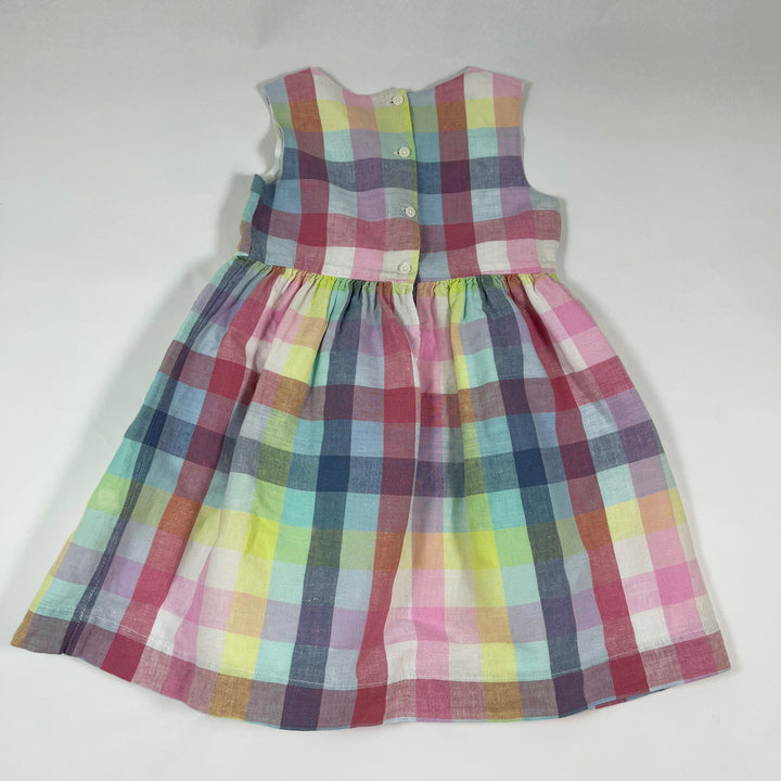 Gap multicolour checked summer dress 5Y 3