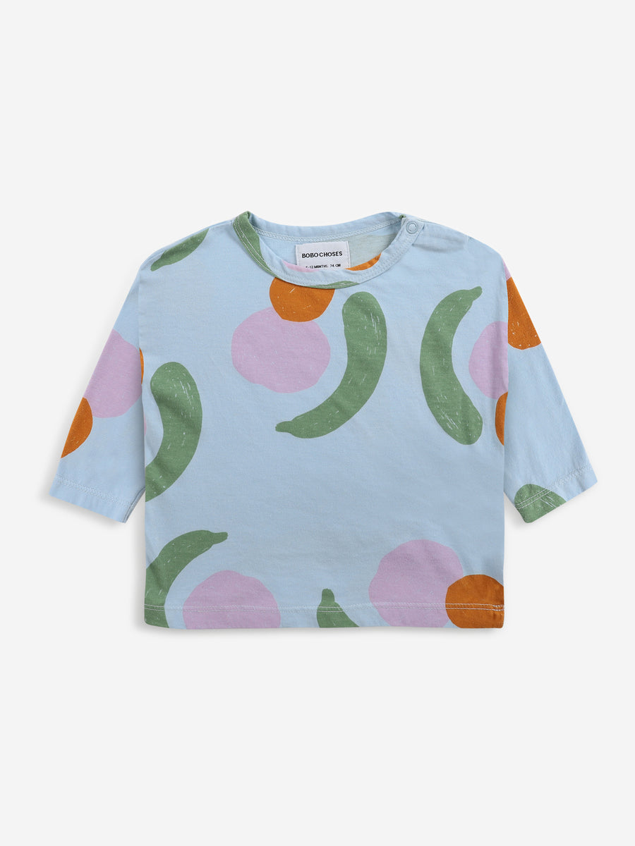 Bobo Choses blue Fruits All Over longsleeve Second Season 12-18M/80 1