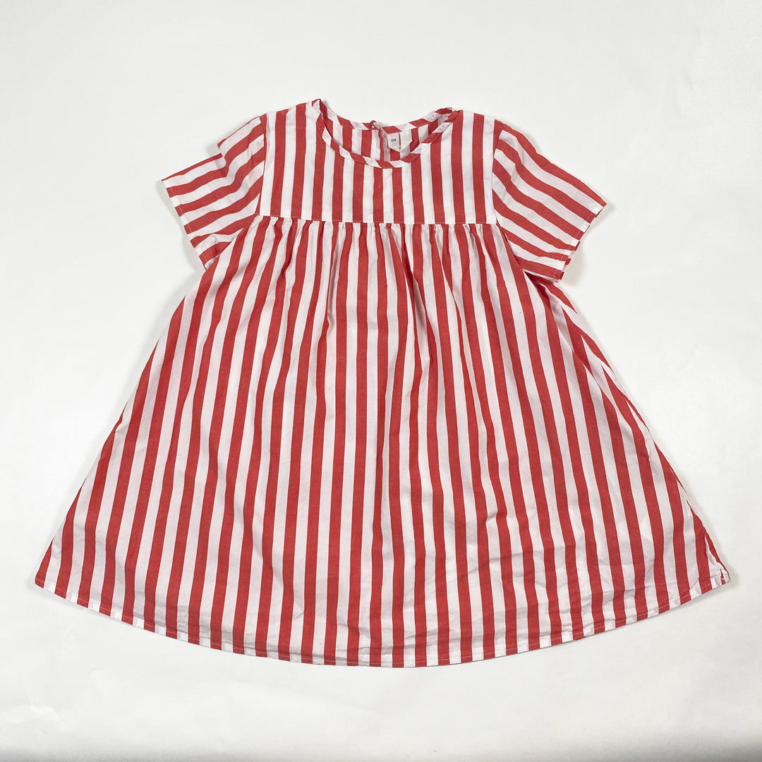 Arket red striped summer dress 104 1