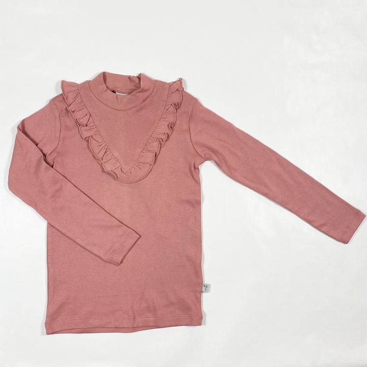 Wheat dark blush ruffle shirt Second Season 4Y/104 1