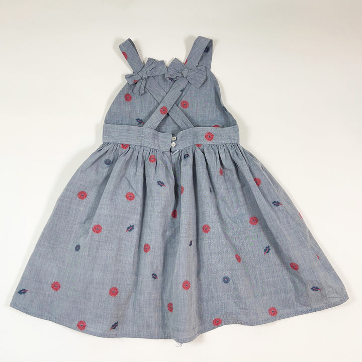 Tartine et Chocolat blue stitched summer dress 5A 2