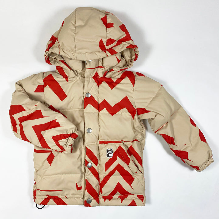 Namuk x enSoie camel/red down jacket with hood 92/98
