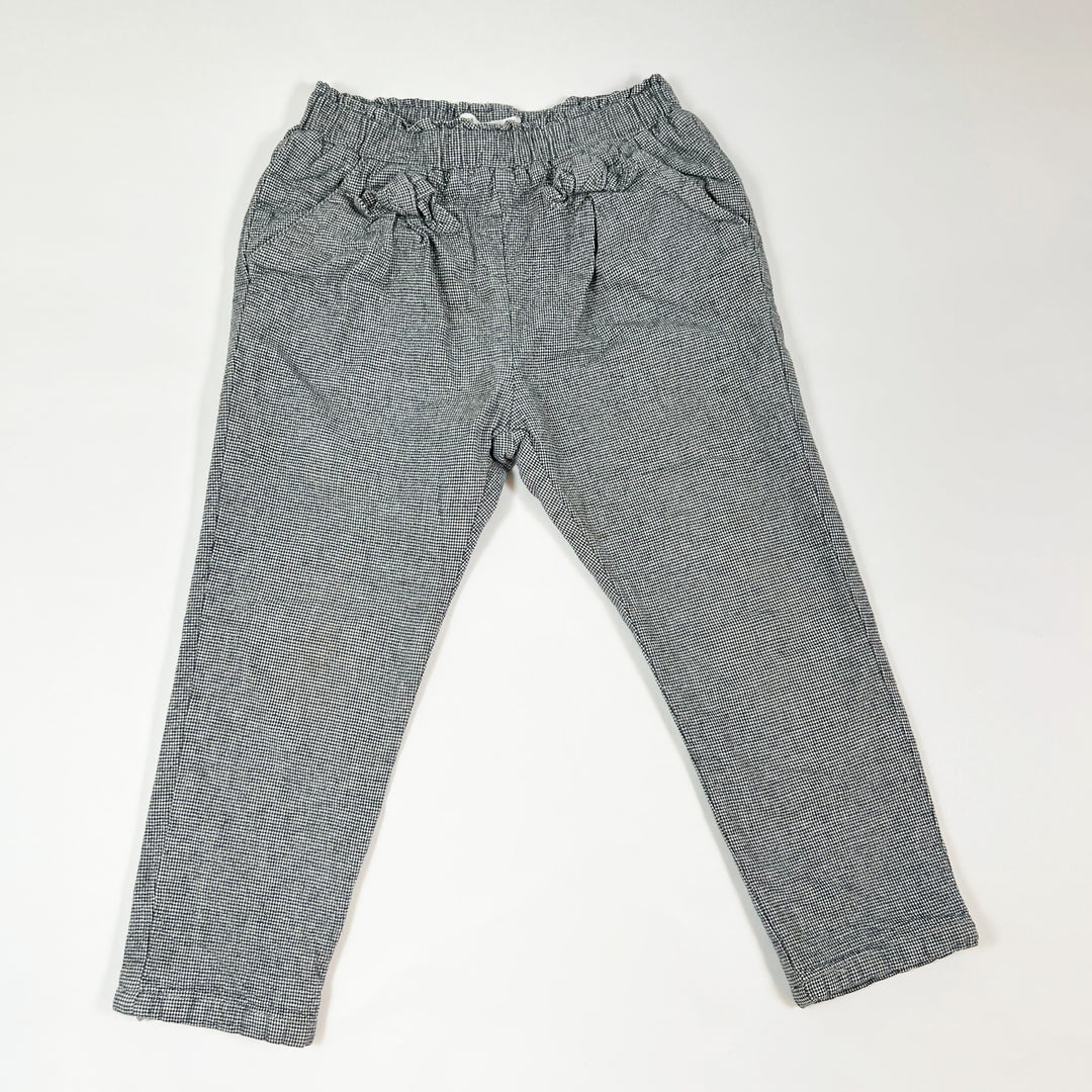 Zara pied de poule lined pants 3-4Y/104 1