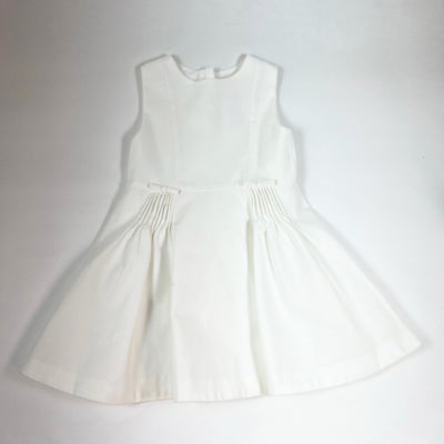 Jacadi white sleeveless festive dress 5A/110cm 1