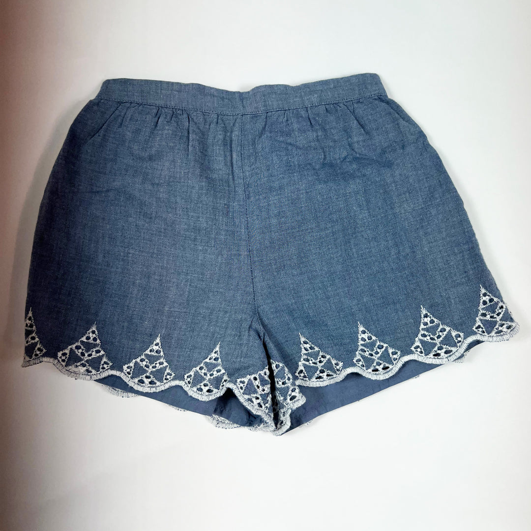 Gap blue ebmroidered pants 5Y 2