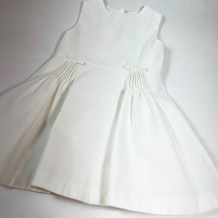 Jacadi white sleeveless festive dress 5A/110cm 2