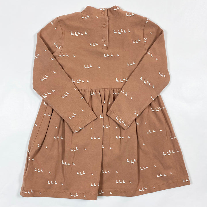 H&M pale rust duck print dress 98/2-3Y 2