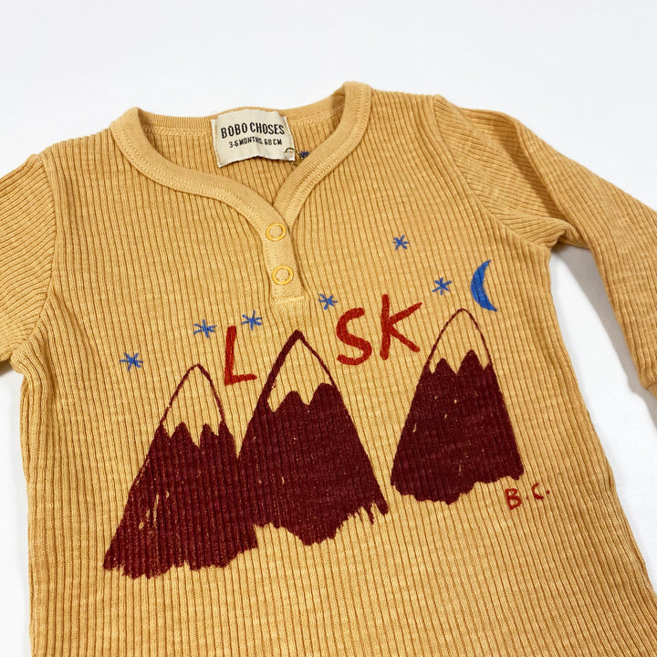 Bobo Choses Alaska Gold Earth baby shirt  Second Season 3-6M/68 2