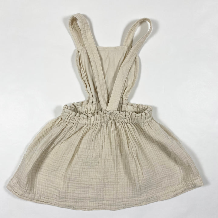 Zara cream muslin pinafore 18-24M/86 2