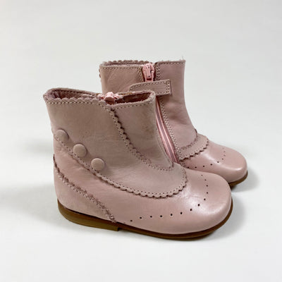 Jacadi pink leather boots 21 1
