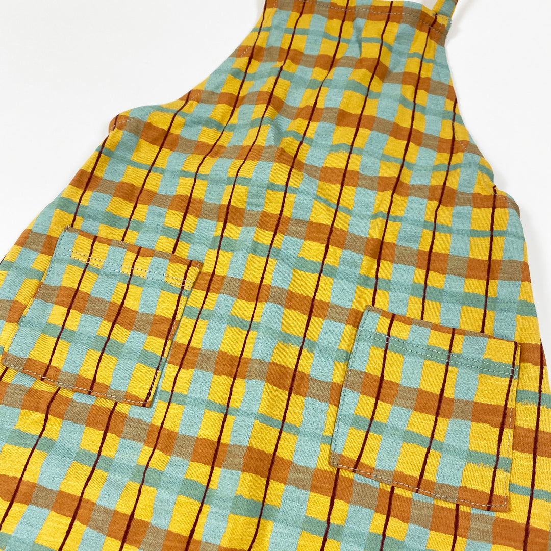 Soft Gallery green/yellow checked dungarees Narcissus Second Season 3M