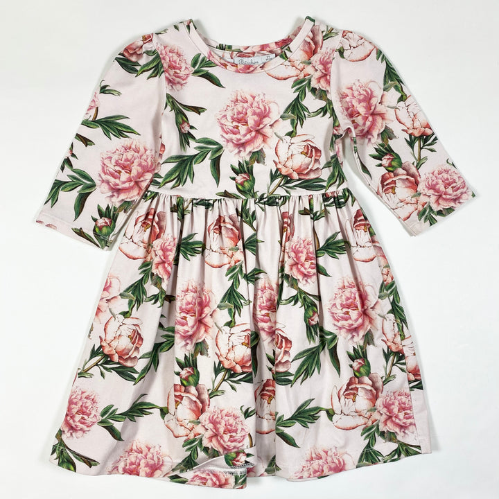 Patachou pink rose print skater dress 3A/98
