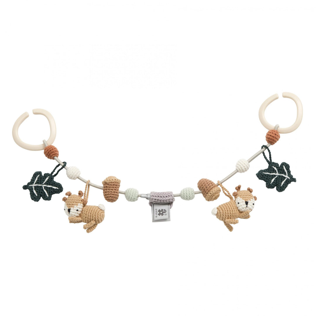 Sebra Sika the deer crochet pram chain Second Season L: 50 1