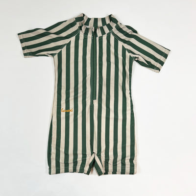 Liewood green striped bathingsuit 80/86cm 1