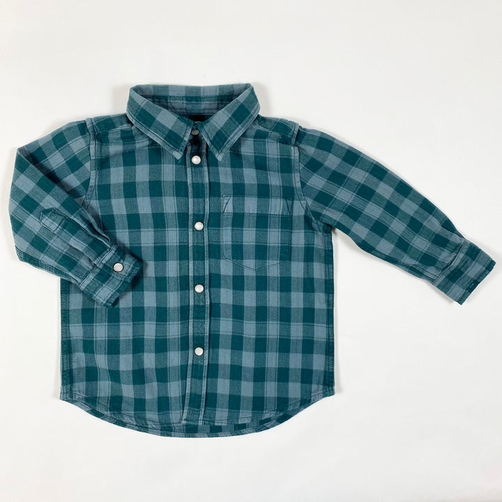 Small Rags green lumberjack shirt 12M/80