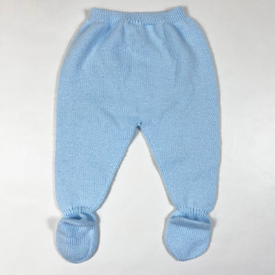 Sardon light blue knit baby pants 6M 1