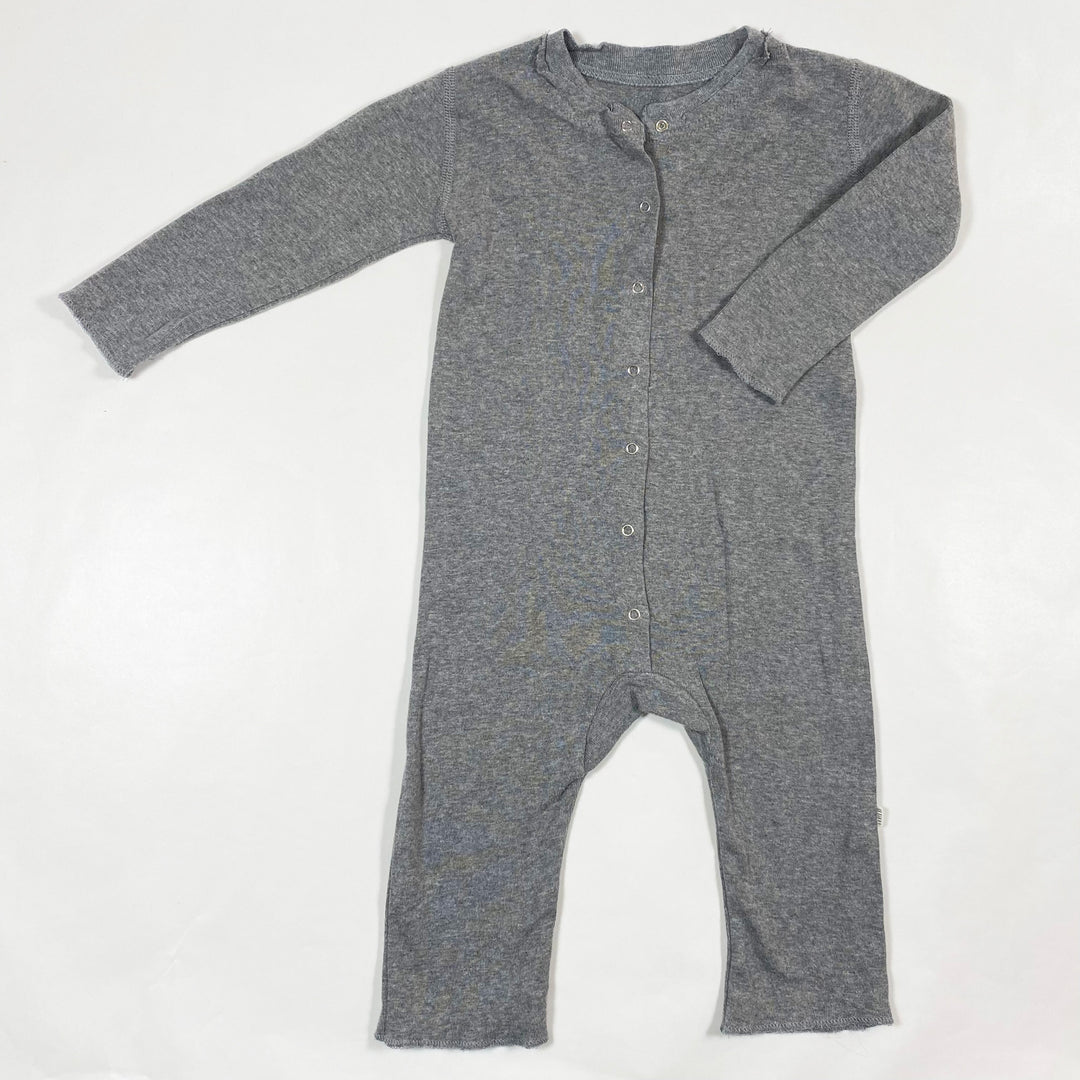 Minimalisma grey longsleeved jersey jumpsuit 12-18M 1