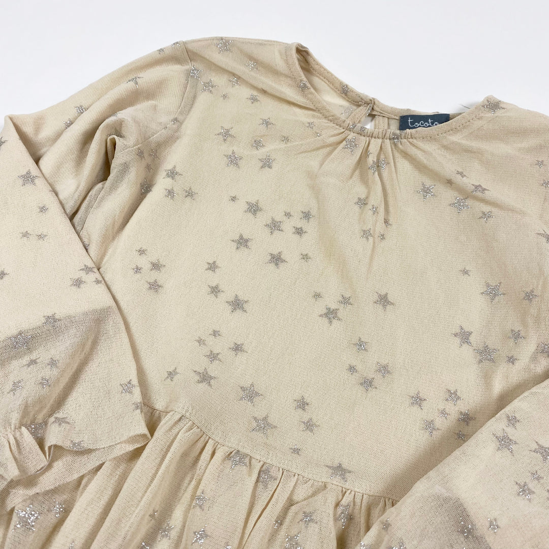 Tocoto Vintage star print dress 6Y 2