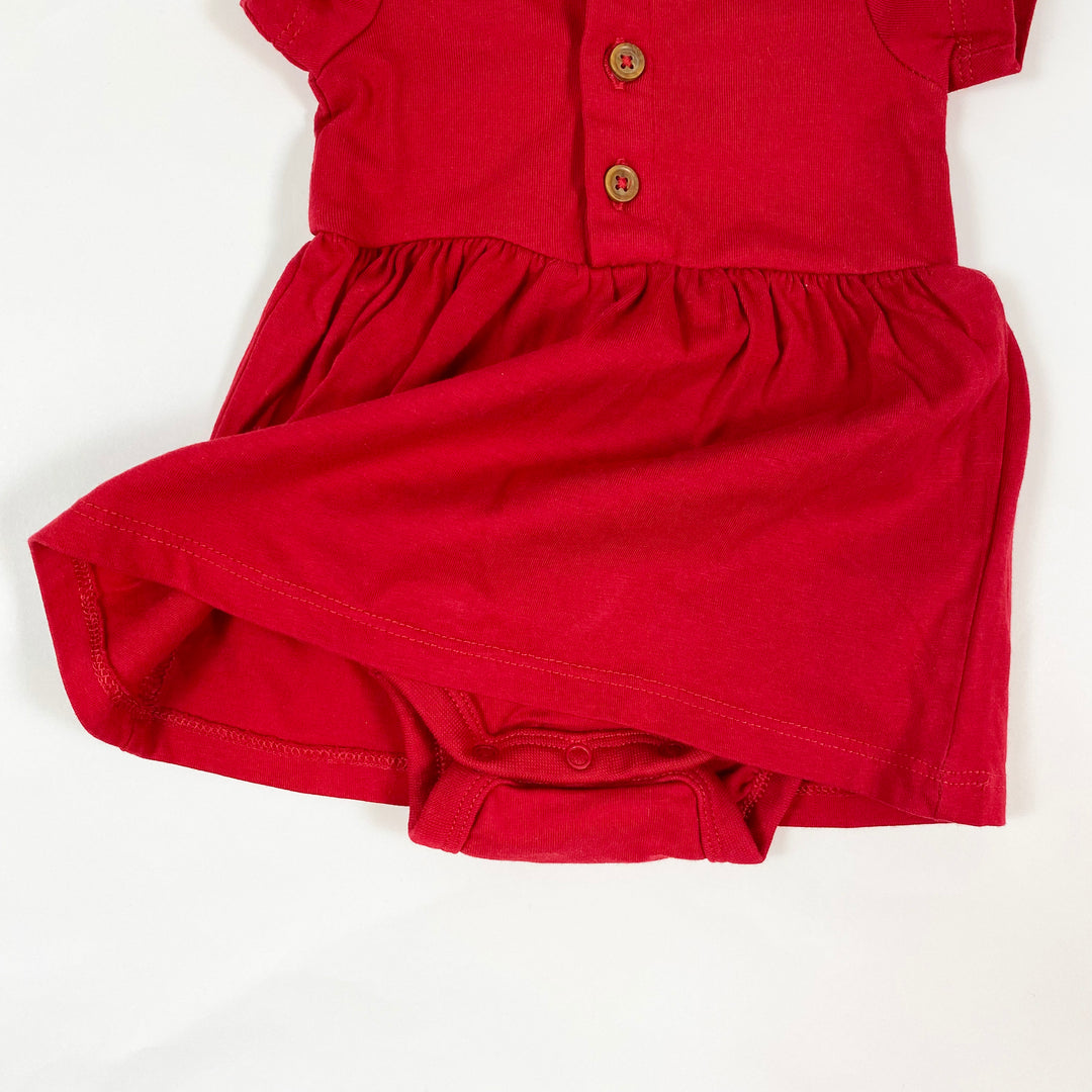 Lindex red newborn dress 50 2