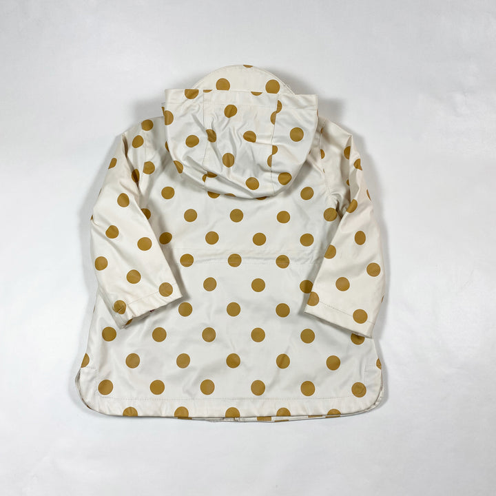 Zara off-white/mustard raincoat 2-3Y 2