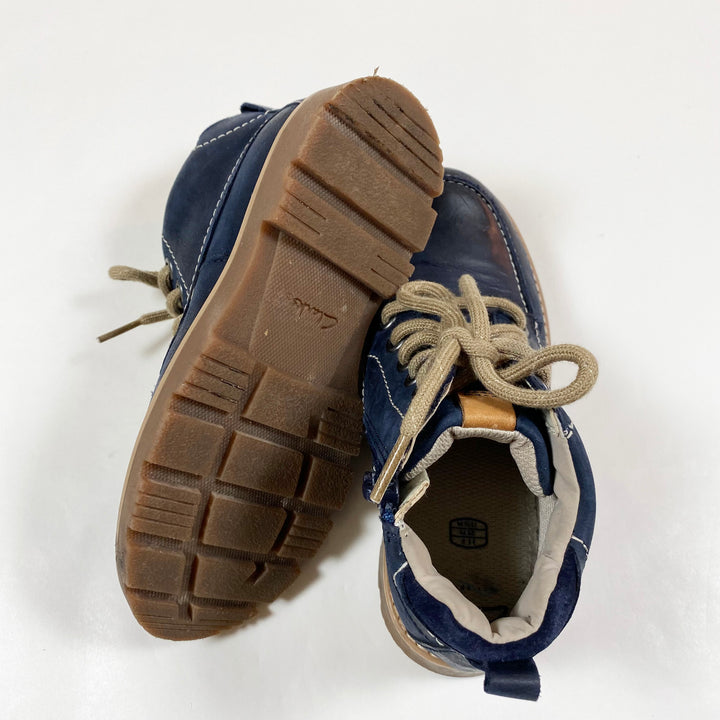 Clarks navy boots 29 4