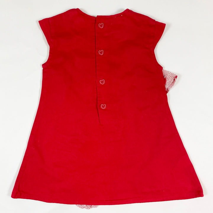 Agatha Ruiz de la Prada red heart detail dress 2Y/87 3