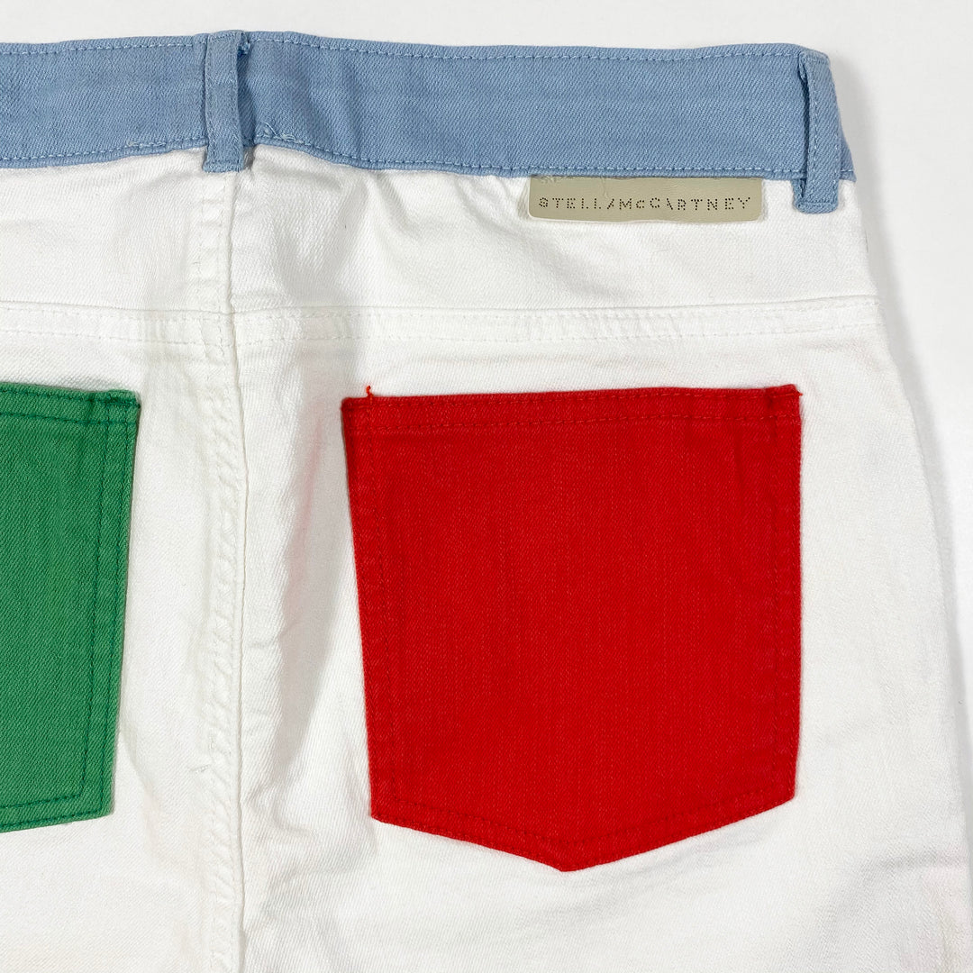 Stella McCartney Kids denim color block shorts Second Season 14Y+ 2