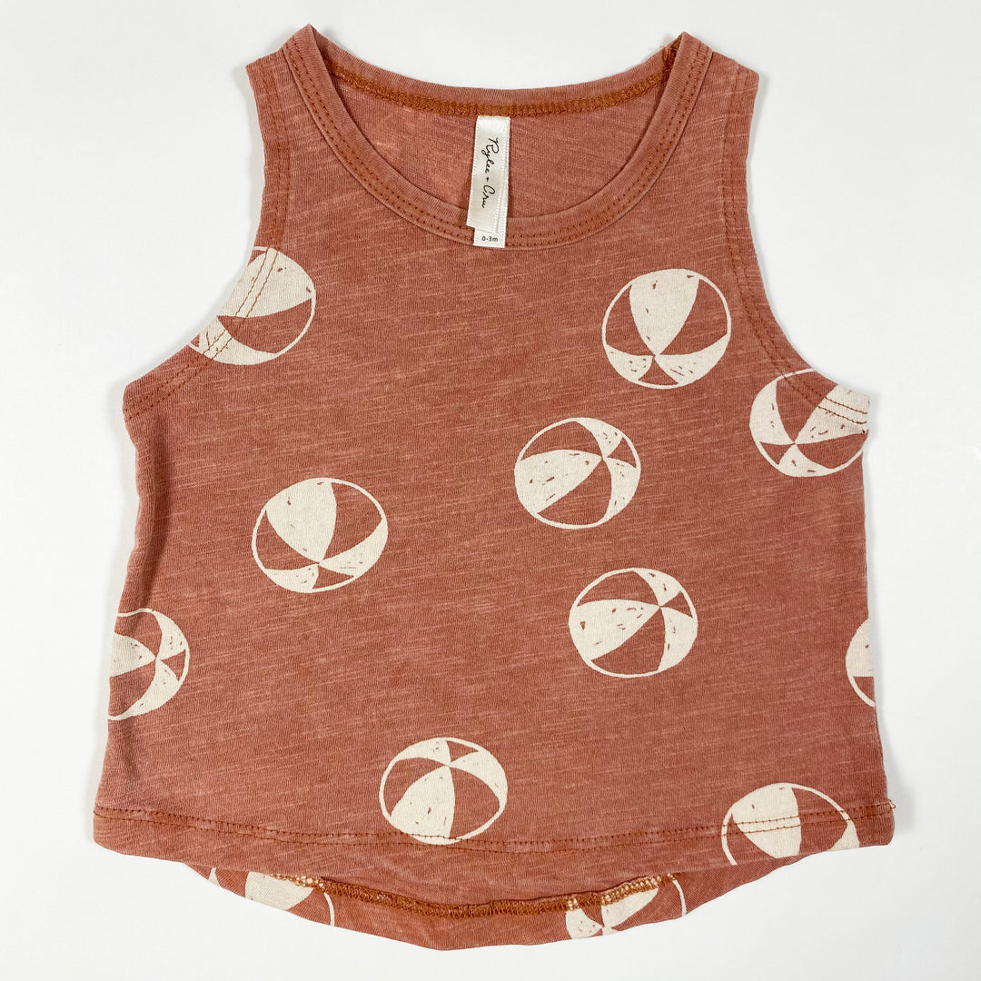 Rylee + Cru rosa Beach Ball Print Tank-Top Second Season 0-3M