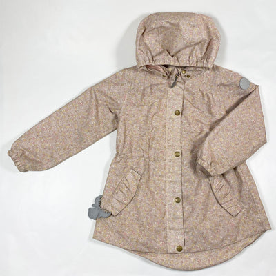 Wheat blush floral rain jacket with hood 7Y/122 1