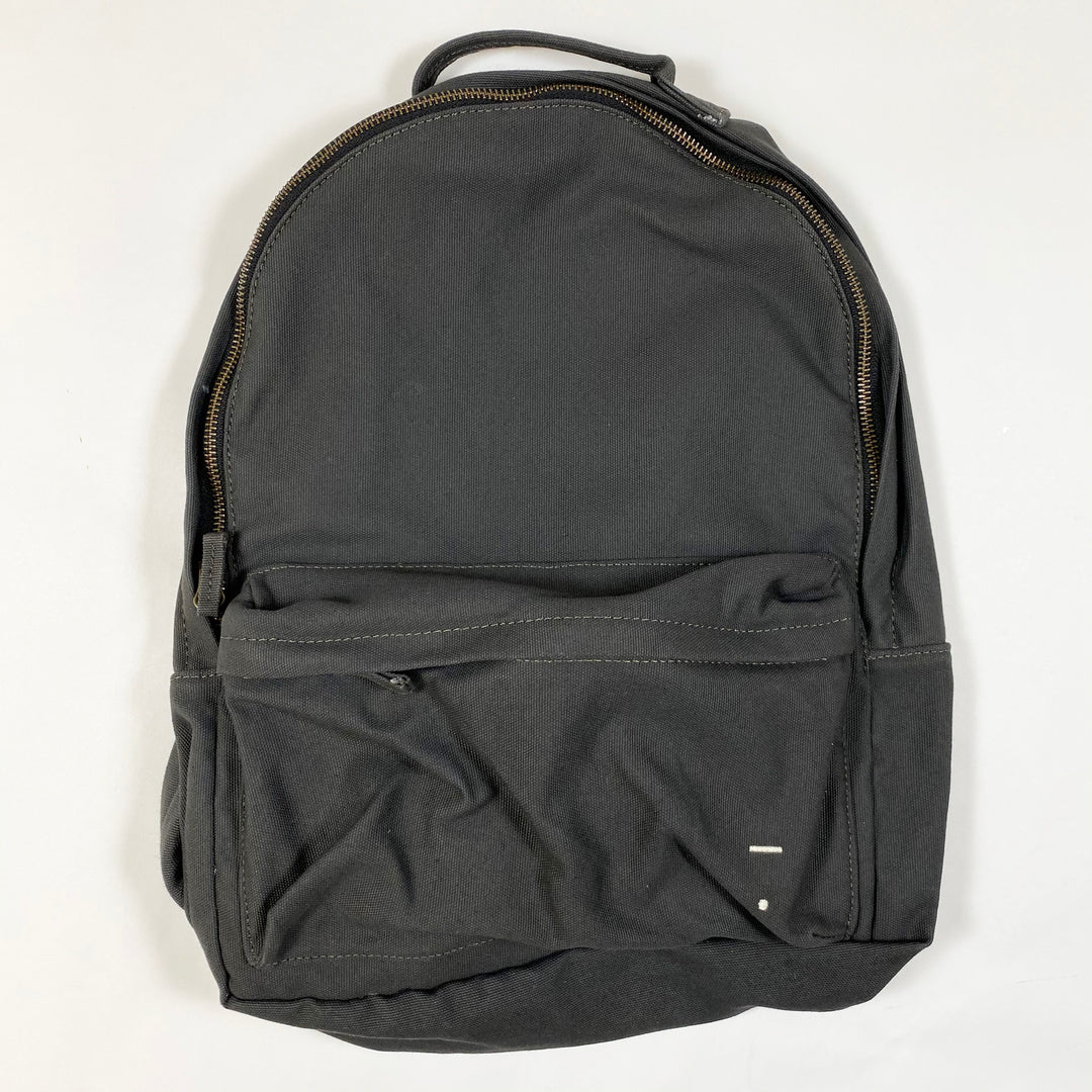 Gray Label black organic cotton backpack Second Season One size