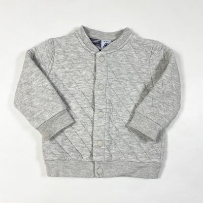 Petit Bateau grey quilted jacket 18M/81 1