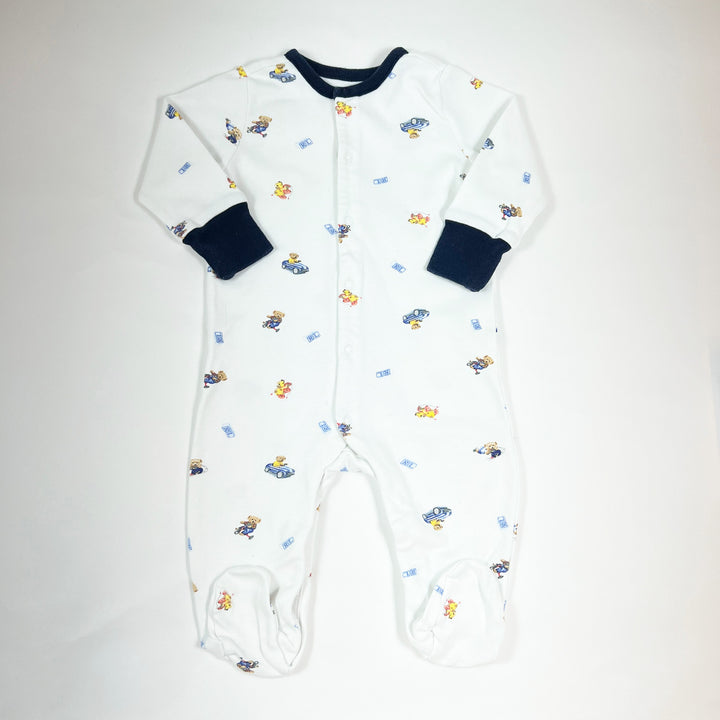 Ralph Lauren white bear pyjama 6M/70 1