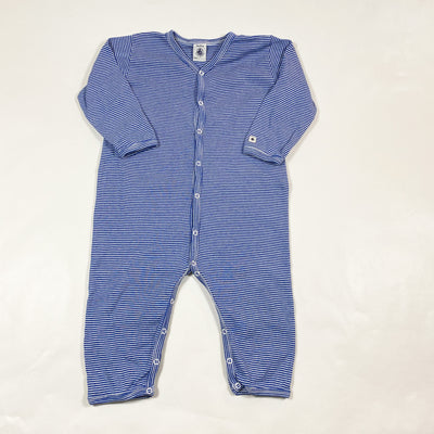 Petit Bateau blue striped pyjama 18M/81 1