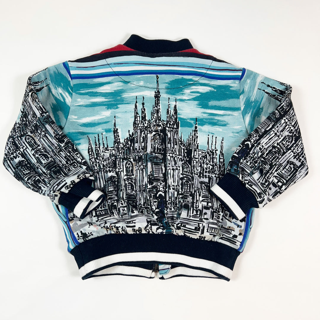Dolce & Gabbana turquoise Duomo zip bomber jacket 2Y 3
