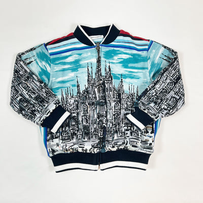 Dolce & Gabbana turquoise Duomo zip bomber jacket 2Y 1