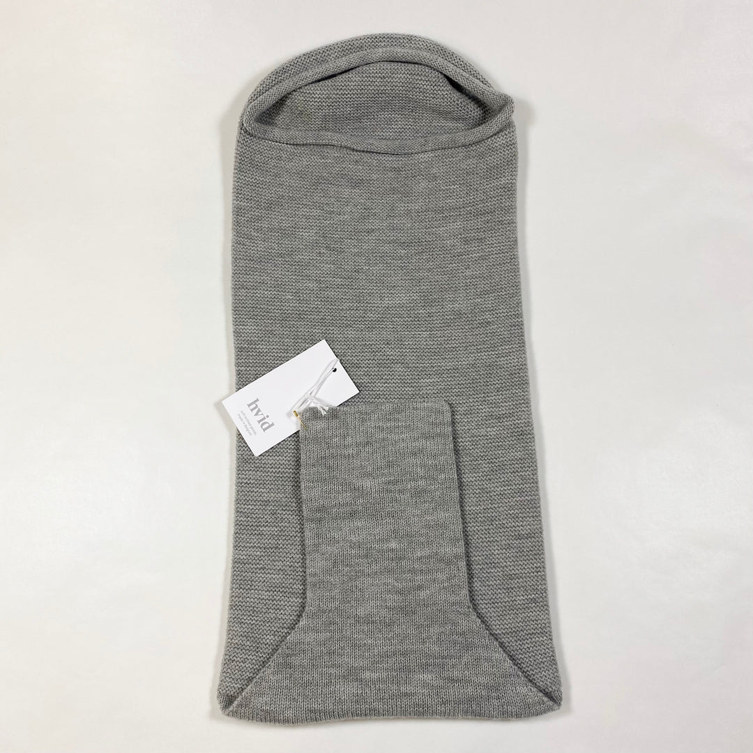 Hvid grey melange knit body cocoon Second Season 0-8M 1