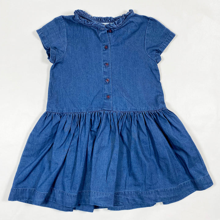 Monoprix denim short-sleeved dress 3Y 1