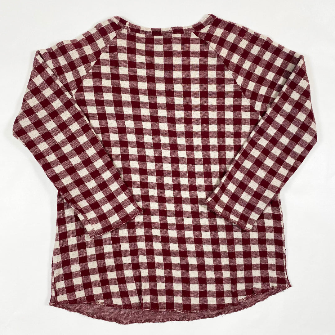 Zara red checked pullover 8Y/128 3