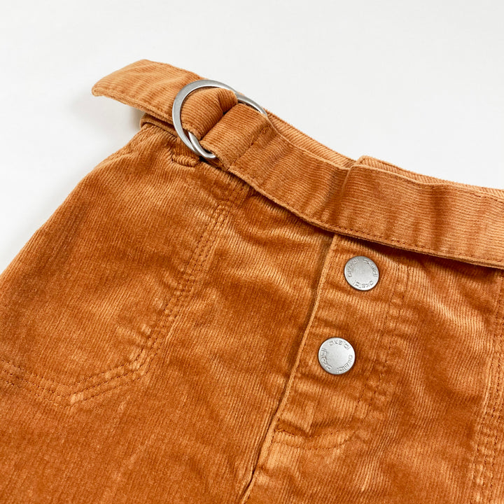Okaïdi camel corduroy mini skirt 3Y/98 2