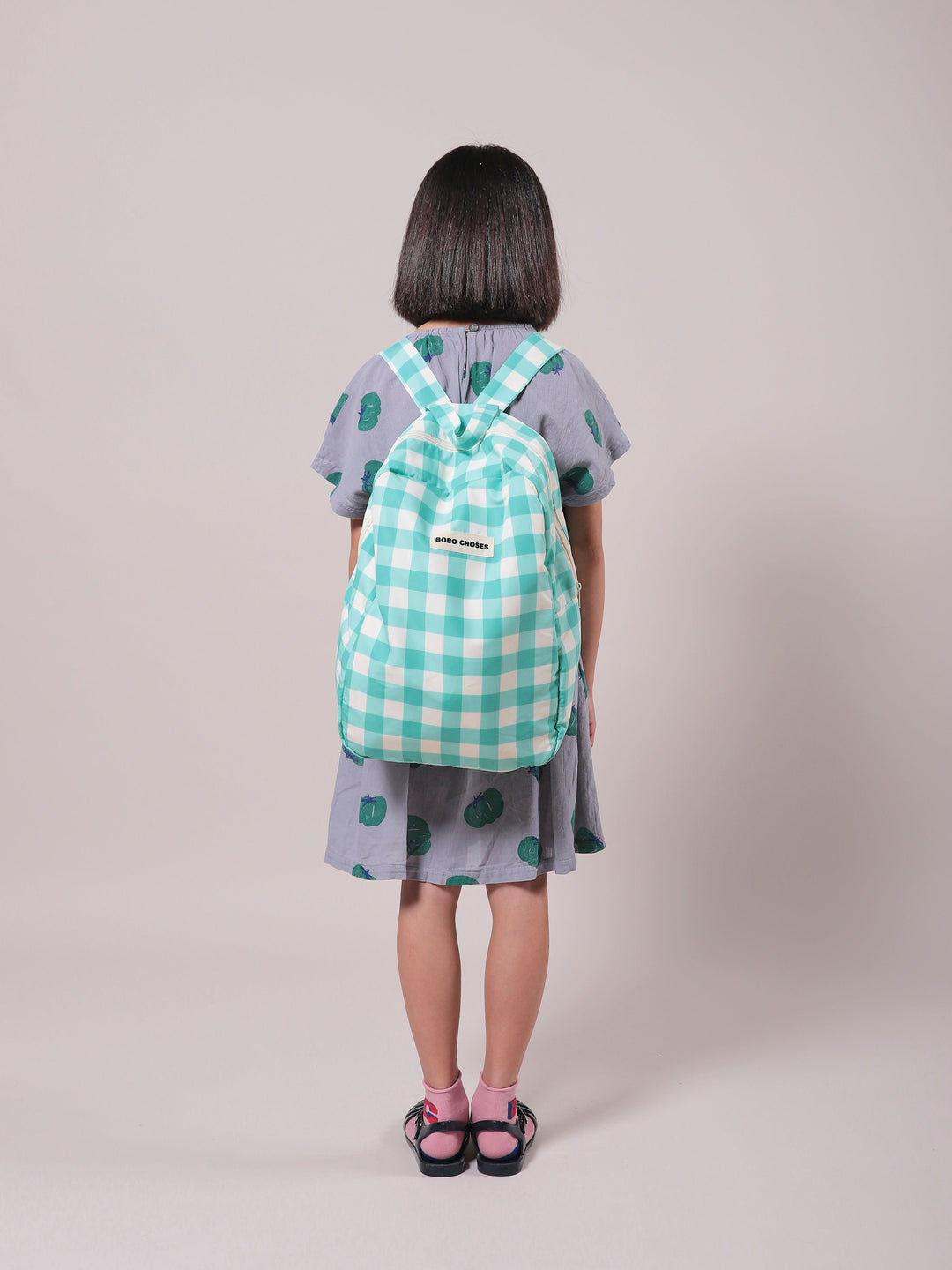 Bobo Choses mint Vichy school backpack Second Season 40 x 28 x 14 cm 5