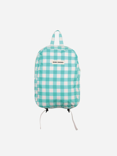 Bobo Choses mint Vichy school backpack Second Season 40 x 28 x 14 cm 1