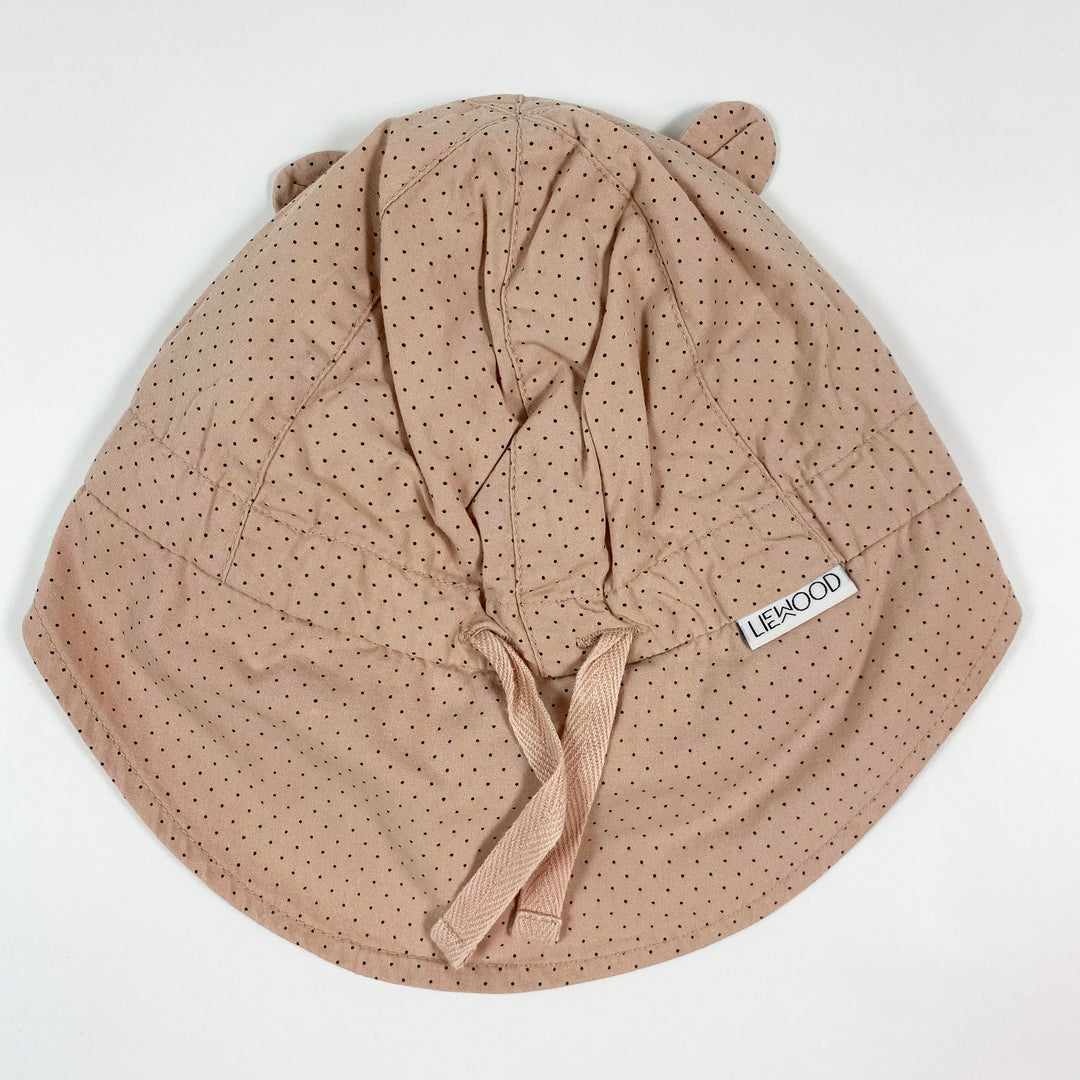 Liewood soft pink polkadot sun hat 3-4Y 2
