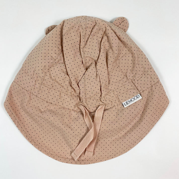 Liewood soft pink polkadot sun hat 3-4Y 2