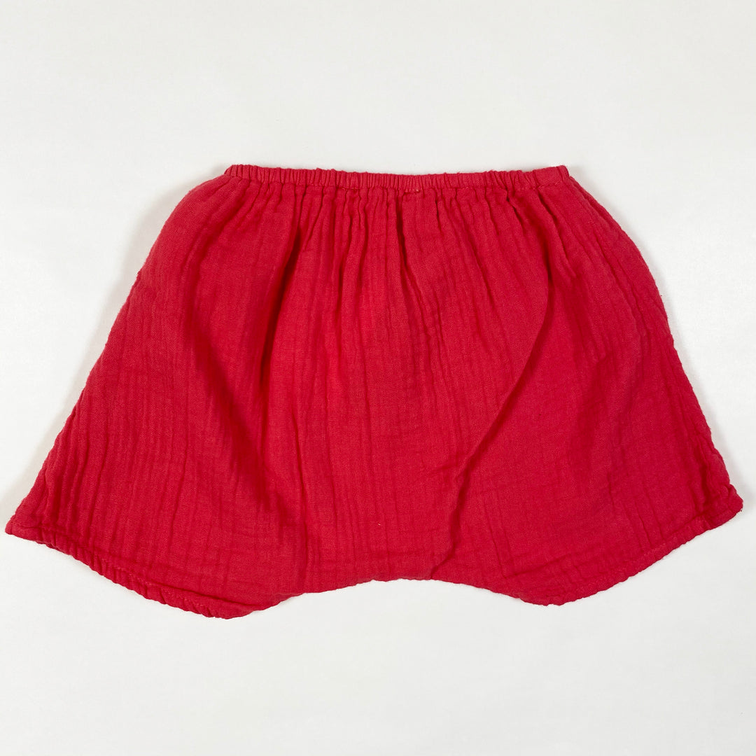 Boy + Girl hot pink muslin shorts Second Season 6-12M